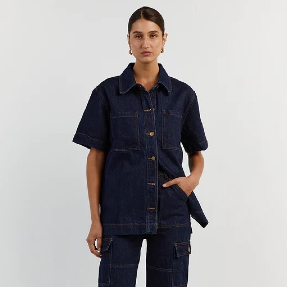 DISSH Dark Blue Jean Jacket - Picture 2 of 11